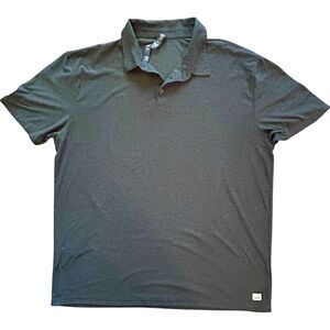 Vuori Polo Shirt Mens Extra Large Green Strato Tech Golf Performance Office Soft